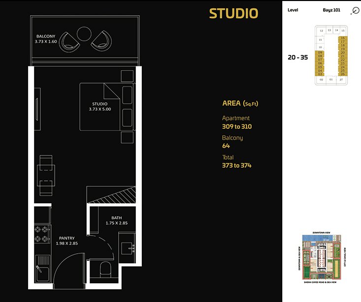 BAYZ101 floor plan 1