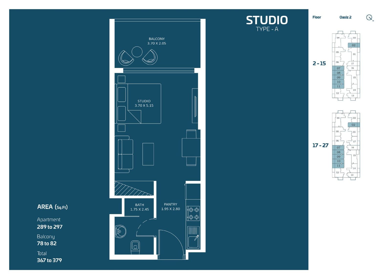 Oasiz 2 floor plan 1
